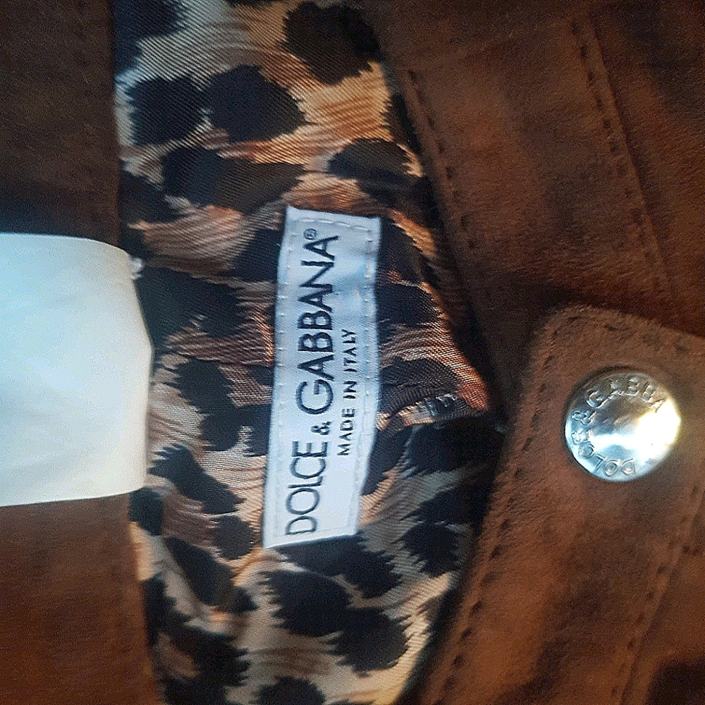 Dolce & Gabbana Suede Pants